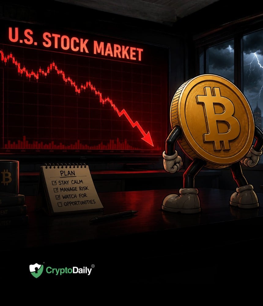 U.S. Stock Market on the Brink: Will a Crash Drag Bitcoin Down With It?